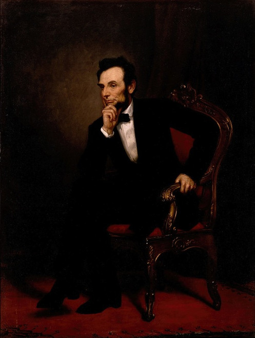 Abraham Lincoln  Poster Print by George Peter Alexander Healy