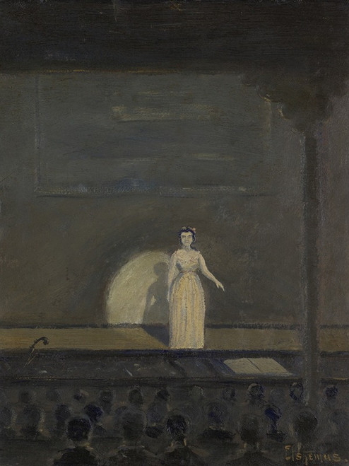 The Concert Singer  Poster Print by Louis Michel Eilshemius