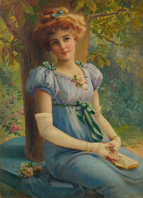 A Sweet Glance Poster Print by Emile Vernon