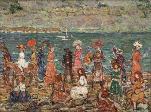 Seashore  Poster Print by Maurice Prendergast