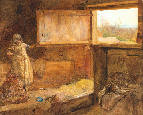 The Hayloft  Poster Print by John William North