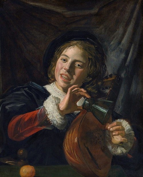 Boy with a Lute  Poster Print by Frans Hals