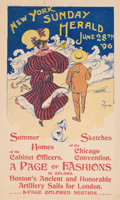 New York Sunday Herald, June 28th Œì√á√ñ96  Poster Print by Henry Mayer
