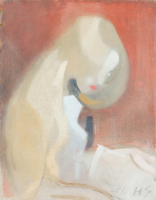 Girl with Blonde Hair  Poster Print by Helene Schjerfbeck