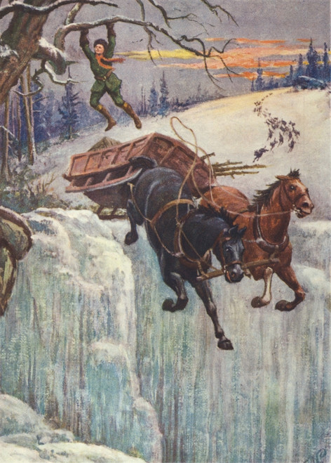 Chatterbox Annual 1928 Runaway horses Poster Print by Unknown - Item # VARPPHPDA61775