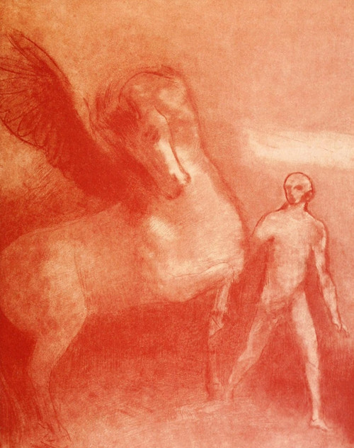 Pegasus Odilon Redon 1923 Poster Print by  Odilon Redon - Item # VARPPHPDA61535