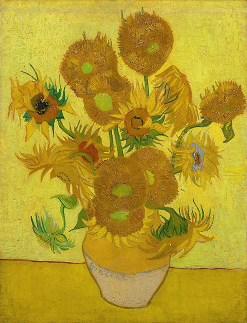 Sunflowers by Vincent Van Gogh Poster Print - Gogh Vincent Van