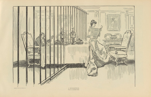A suggestion  Poster Print by Charles Dana Gibson