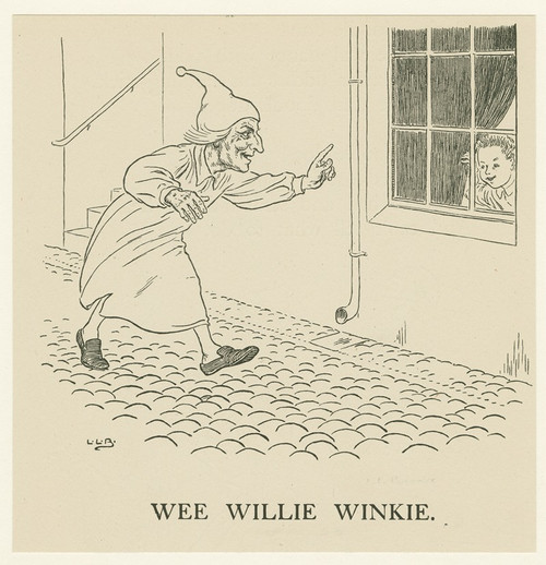 Wee Willie Winkie 3 Poster Print by Leonard Leslie Brooke
