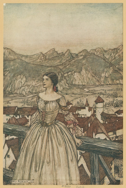 Bertalda  Poster Print by Arthur Rackham