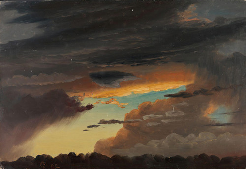 Cloud Study  Poster Print by Knud Baade