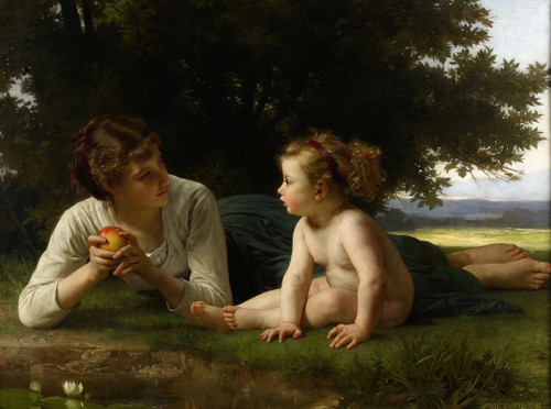 Temptation  Poster Print by William Bouguereau