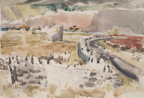 Oxfordshire Landscape  Poster Print by Paul Nash