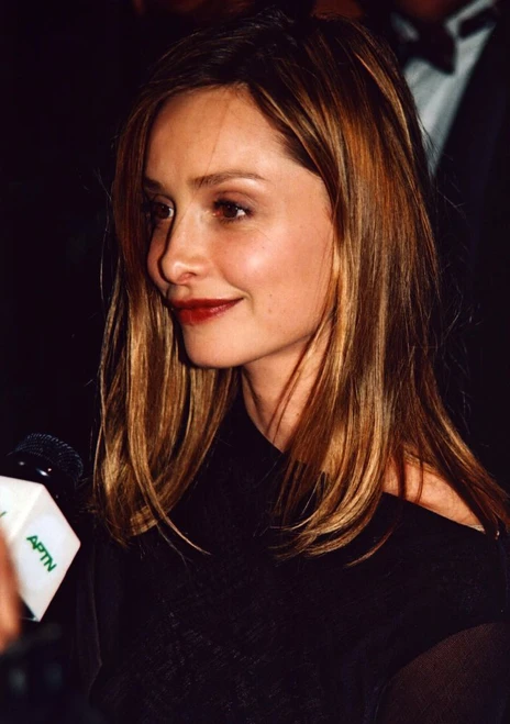 Calista Flockhart Being Interviewed Photo Print