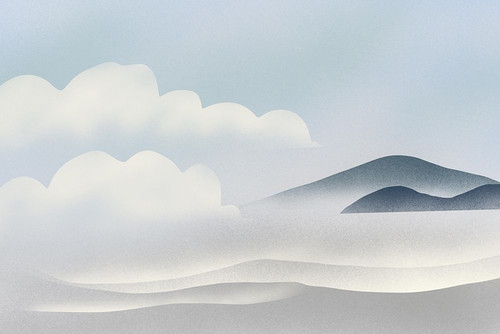 Cloud over sea Poster Print - Dean Little