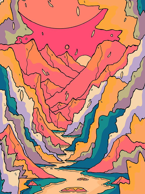Mountain Trail Poster Print - Stephen Wade