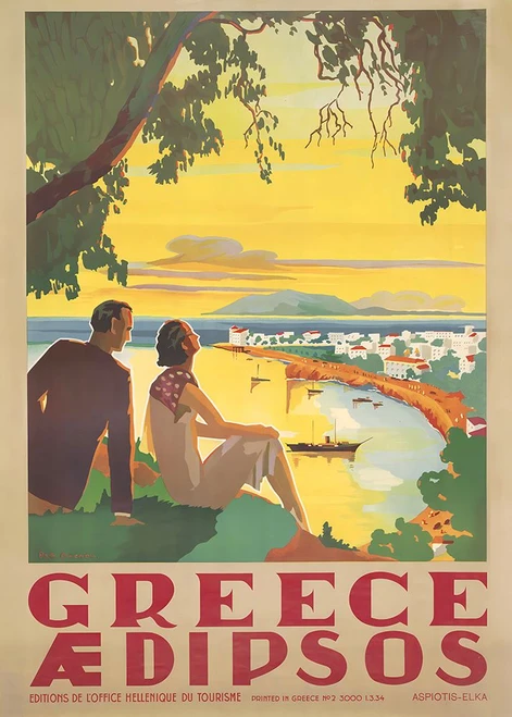 Greece Poster Print - Andreas Magnusson
