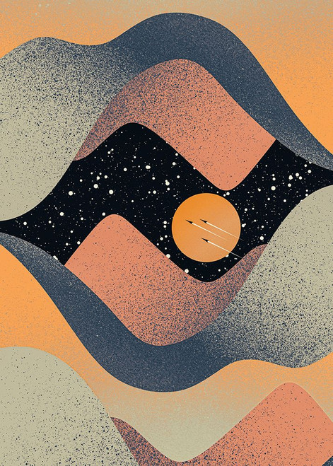 The Sand Dunes of Mars Poster Print - Stephen Wade