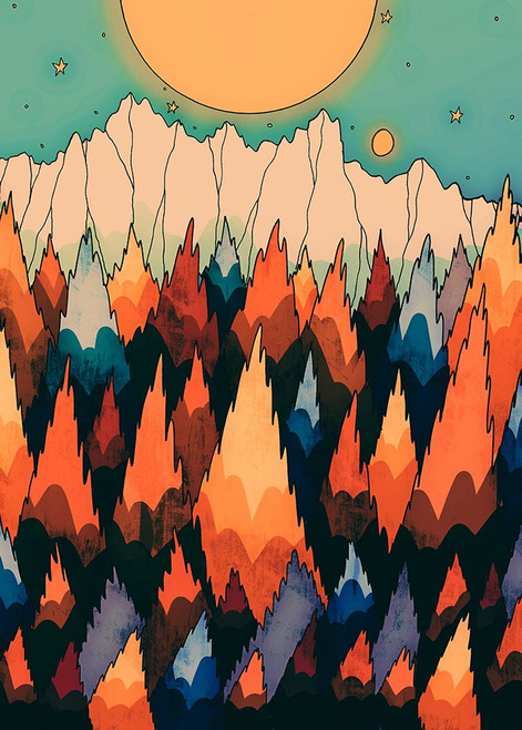 Autumnal Forest Land Poster Print - Stephen Wade