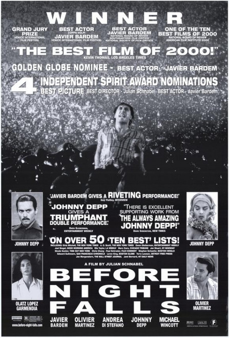 Before Night Falls Movie Poster Print (27 x 40) - Item # MOVIH0626