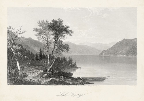 Lake George Poster Print - William Cullen Bryant