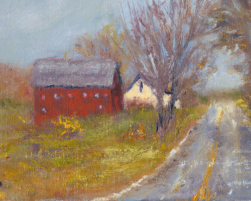 Back Road Barn I Poster Print - Marilyn Wendling