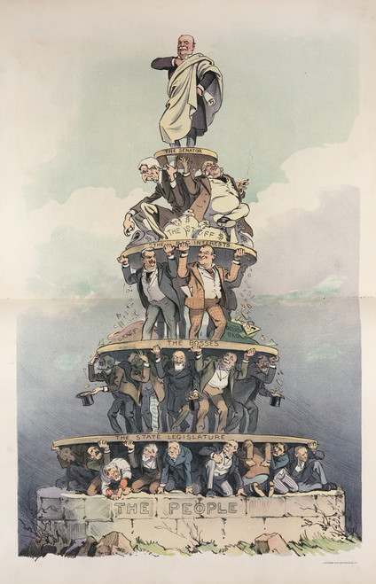 The making of a senator  Poster Print by Udo Keppler