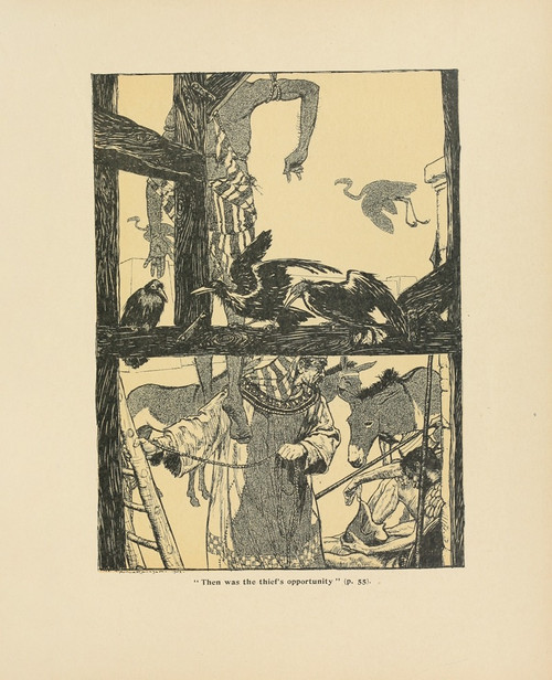 ‚ÄòThen was the thief‚Äôs opportunity‚Äô  Poster Print by Arthur Rackham