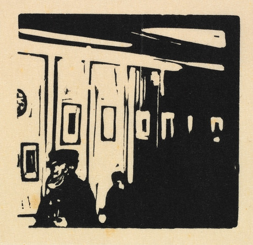 The Exhibition  Poster Print by William Nicholson