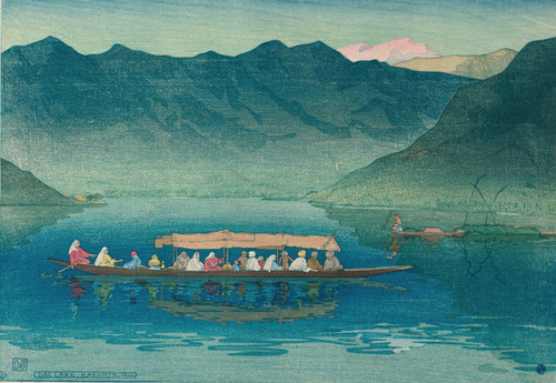 Dal Lake, Kashmir  Poster Print by Charles William Bartlett