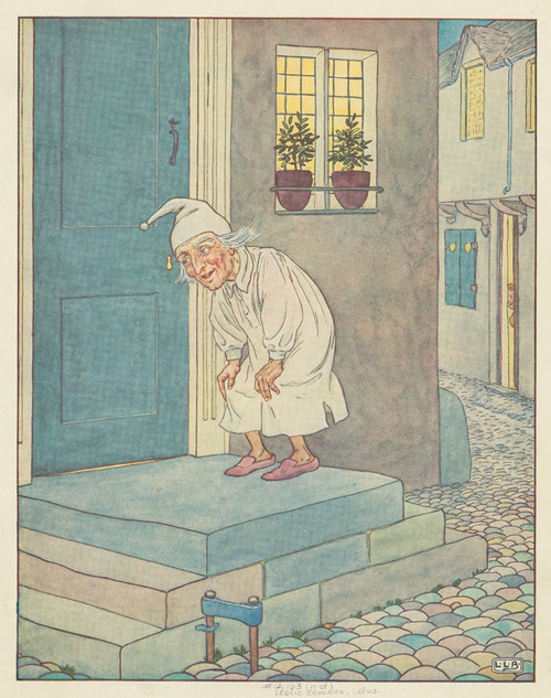 Wee Willie Winkie. Poster Print by Leonard Leslie Brooke