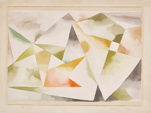 Mountain Movement   Poster Print by Paul Klee