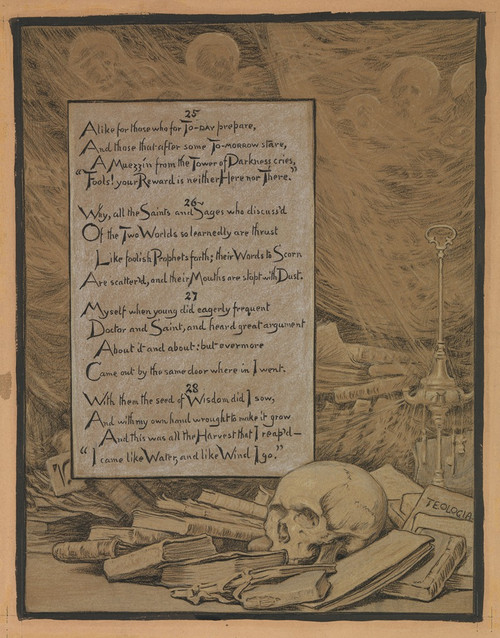 Theology  Poster Print by Elihu Vedder