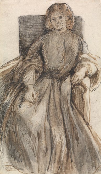 Miss Elizabeth Siddal  Poster Print by Dante Gabriel Rossetti