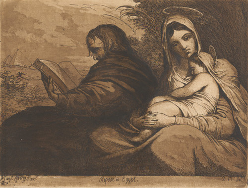 Repose in Egypt  Poster Print by James Barry