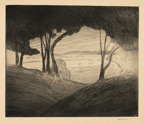 La mer ou Coucher de Soleil  Poster Print by Maxime Maufra
