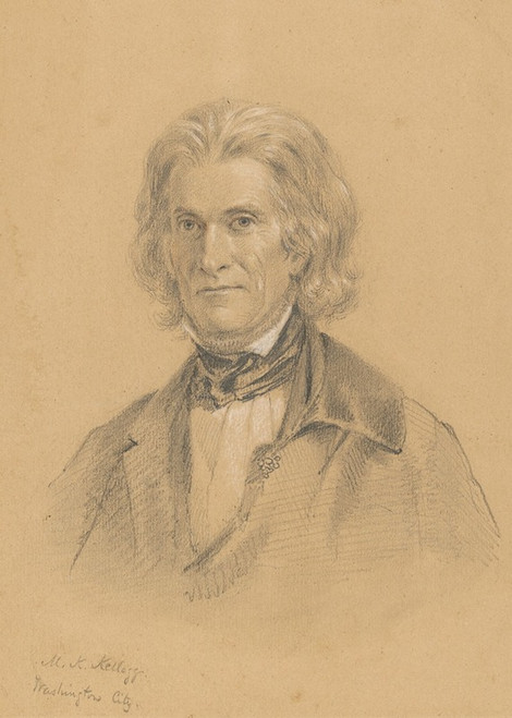 John Caldwell Calhoun  Poster Print by Miner Kilbourne Kellogg