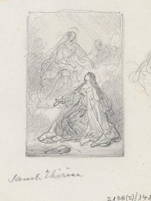 Saint Teresa Poster Print by Nicaise De Keyser