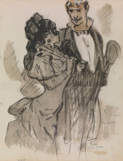 Pair Poster Print by James Ensor