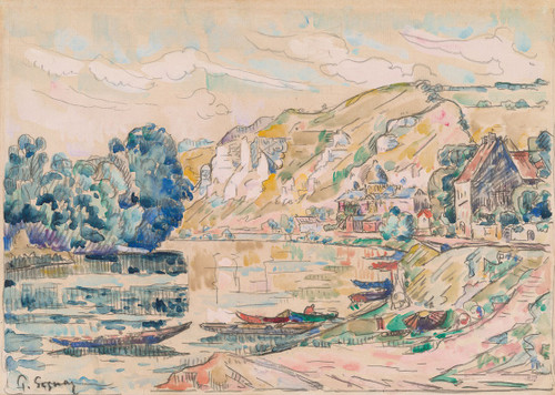 Les Andelys  Poster Print by Paul Signac