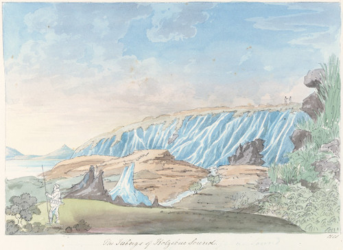 The Icebergs of Kotzebue Sound Poster Print by Charles Hamilton Smith