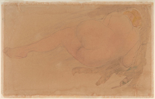 Nude Poster Print by Auguste Rodin
