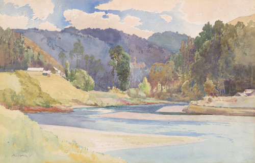 Waikanae  Poster Print by Frank Wright