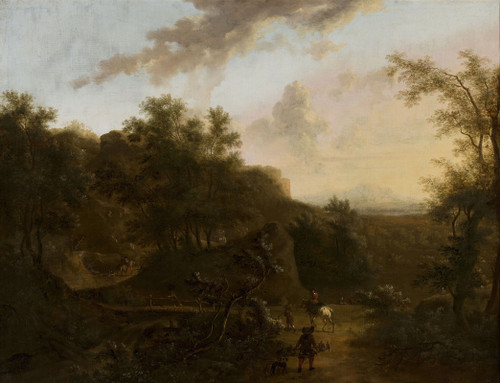 Italian landscape Poster Print by Frederik de Moucheron