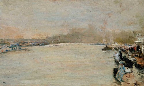 Le Regate sulla Senna Poster Print by Giuseppe De Nittis