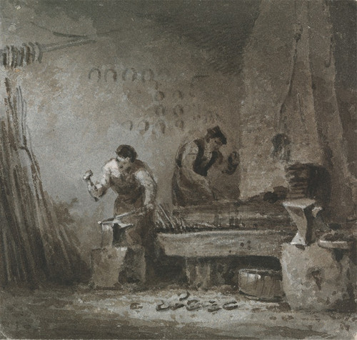 The Blacksmith Poster Print by George Jones