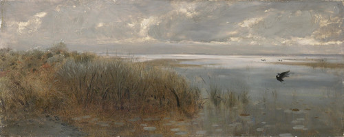 Seelandschaft in der Umgebung von Neapel  Poster Print by Giuseppe De Nittis