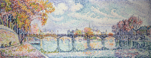 Le pont des Arts  Poster Print by Paul Signac