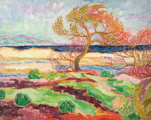 Paysage du Midi Poster Print by Jean Pesk√©