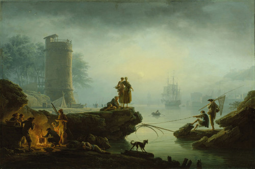 Morning  Poster Print by Claude-Joseph Vernet
